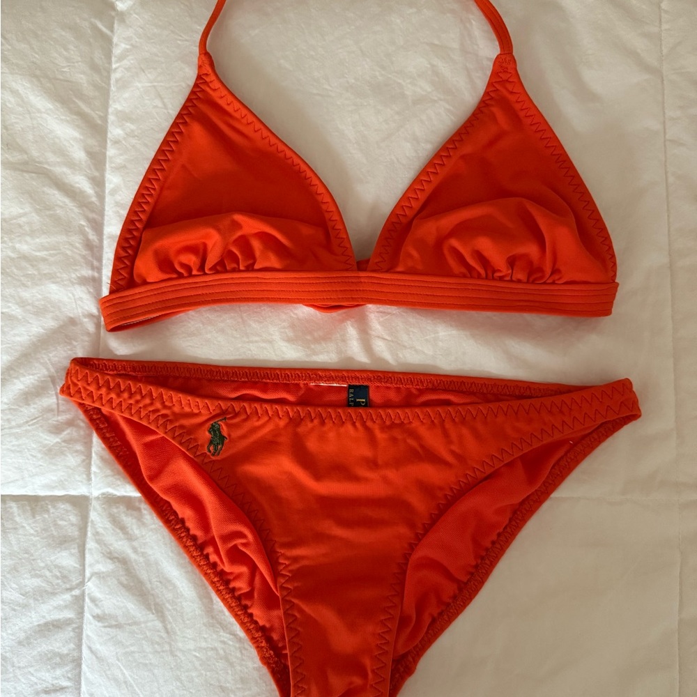 Polo by Ralph Lauren Orange Bikini